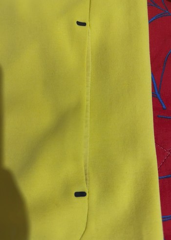 Sarı Nike Fermuarlı Erkek Sweatshirt - Görsel 4