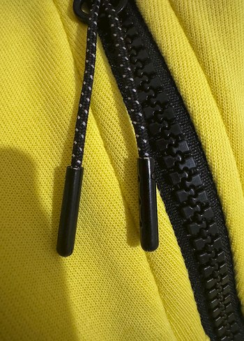 Sarı Nike Fermuarlı Erkek Sweatshirt - Görsel 6