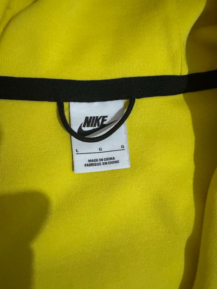 Sarı Nike Fermuarlı Erkek Sweatshirt - Görsel 5