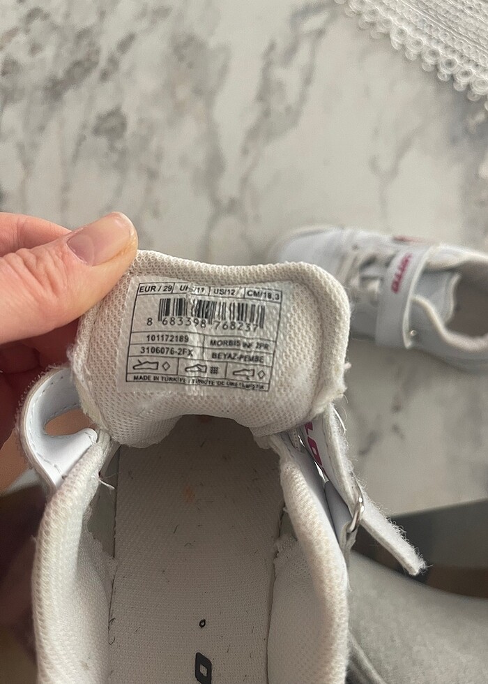 Lotto marka 29 numara kız çocuk spor ayakkabı - Görsel 5