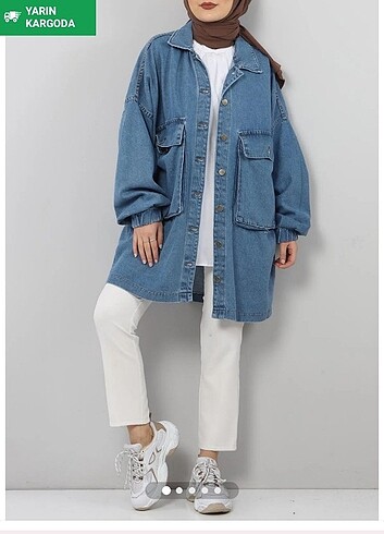 Diğer Oversize kot ceket