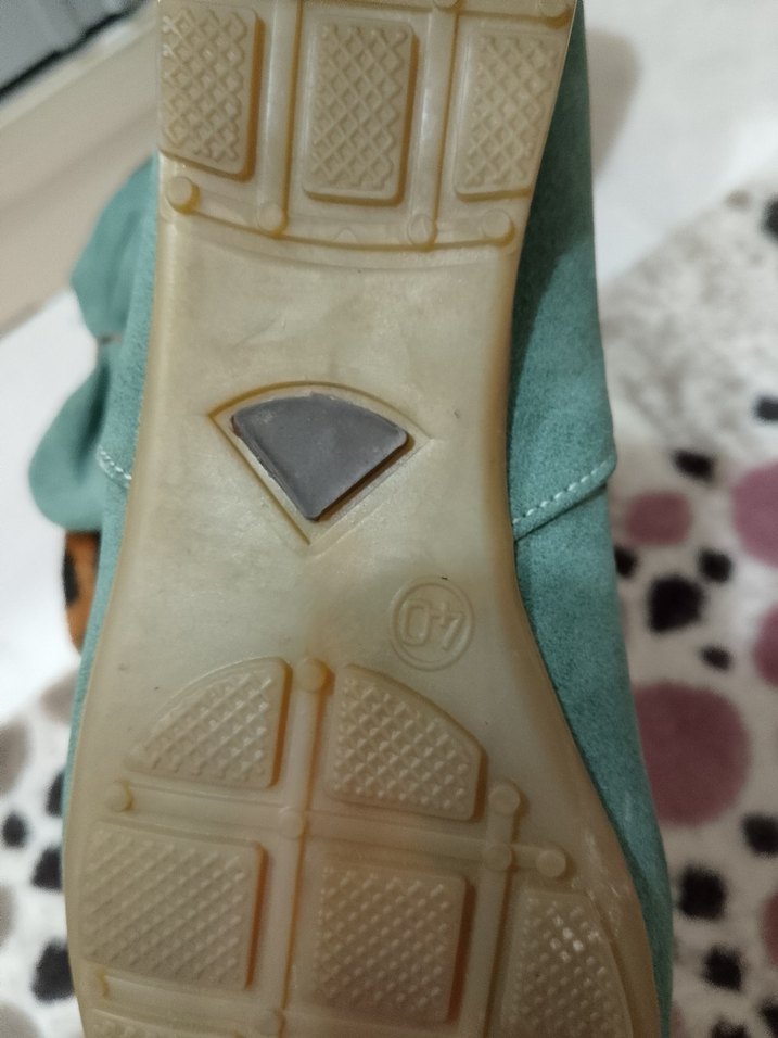 Leopar Desenli Kürklü Turkuaz Dolgu Topuk Bot - Görsel 3