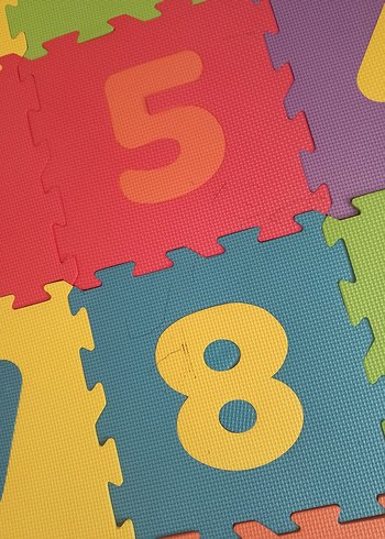 Renkli Sayı Desenli Bebek Oyun Matı - Görsel 3
