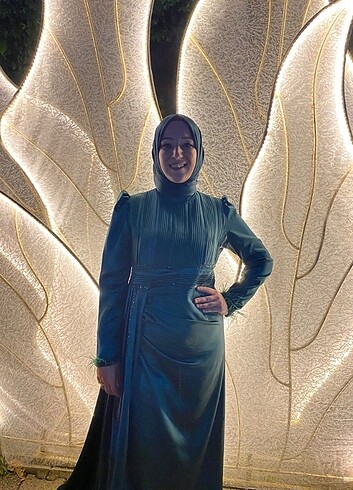 Zümrüt abiye - Görsel 6