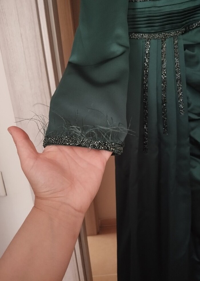 Zümrüt abiye - Görsel 3