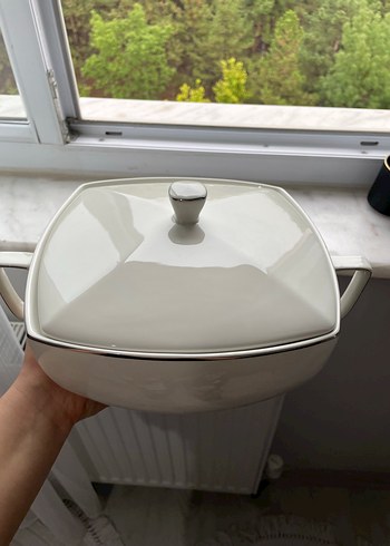  Beden Karaca Fine Cream Modern Klasik Porselen Çorba Tenceresi