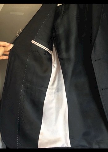 Erkek Siyah Takım Elbise - Görsel 3