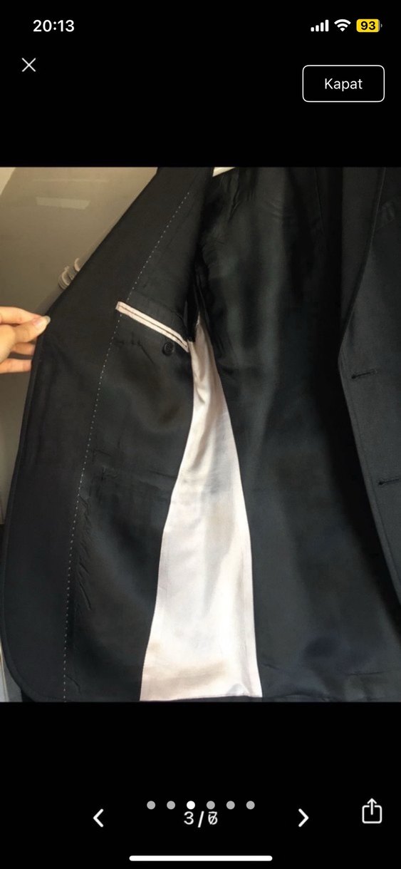 Erkek Siyah Takım Elbise - Görsel 3