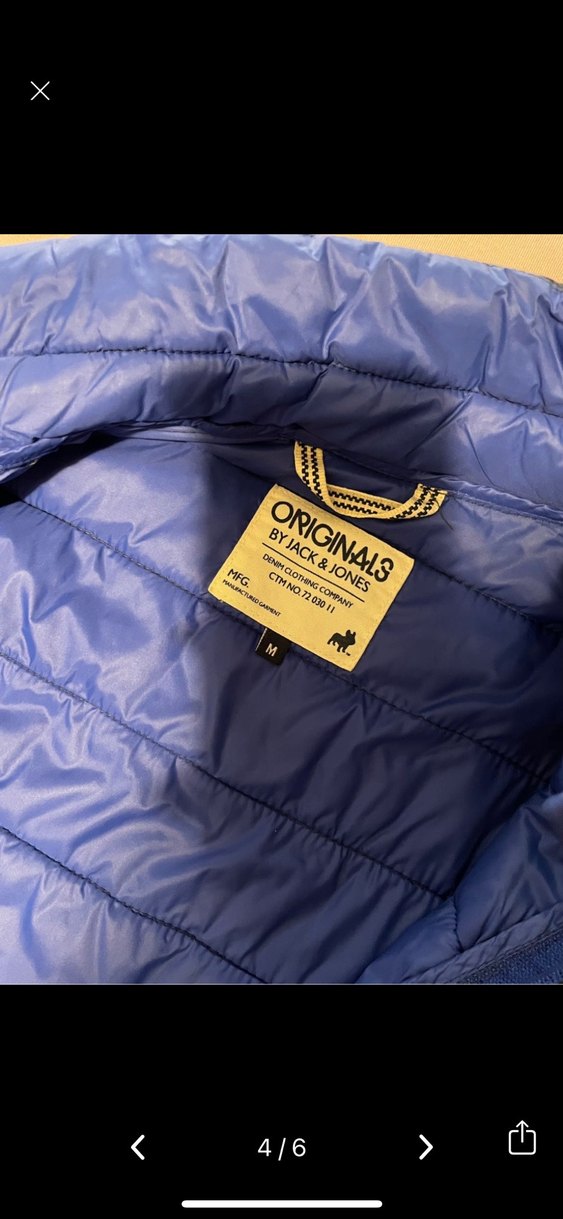 Jack & Jones Erkek Lacivert Mont - Görsel 4