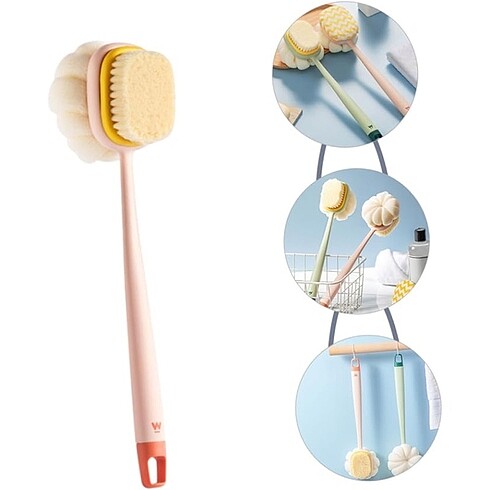 Beden çeşitli Renk Çift Taraflı Banyo Duş Fırçası