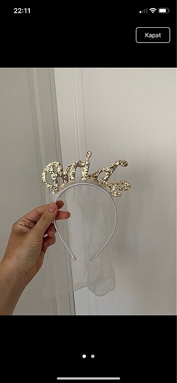 Bride taç