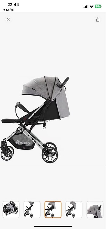 9- 36 kg Beden Yoyko baston bebek arabası