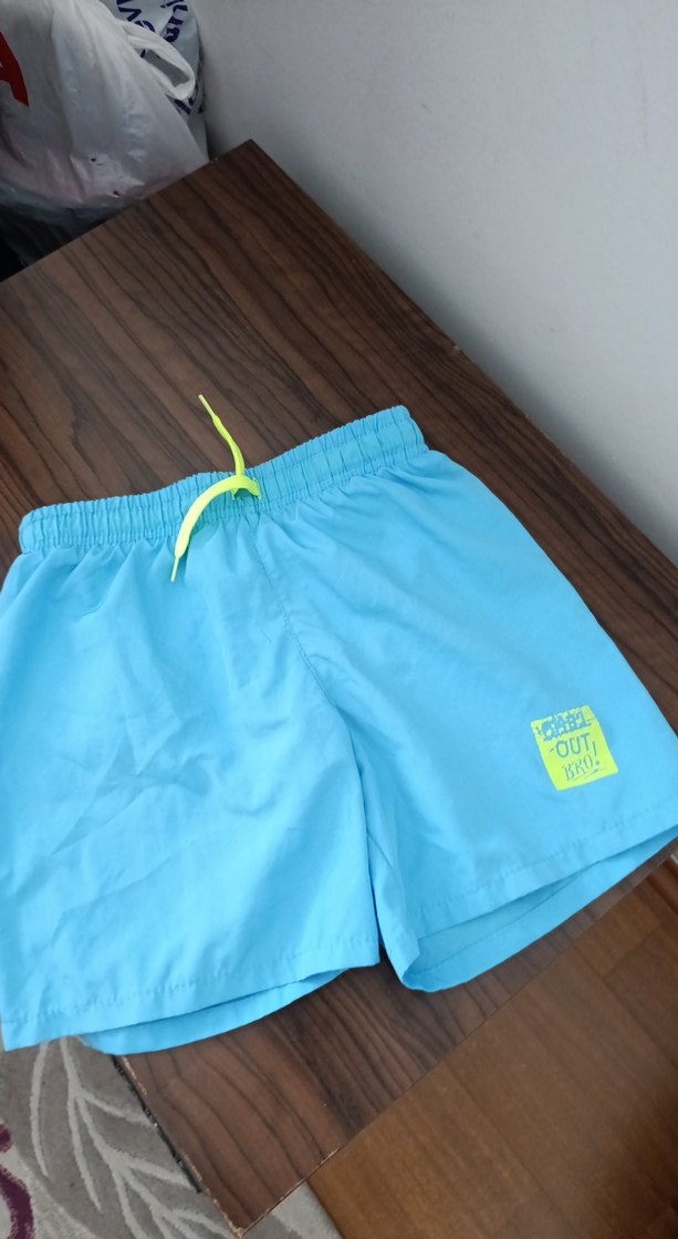 Erkek Mavi Şort - Görsel 3