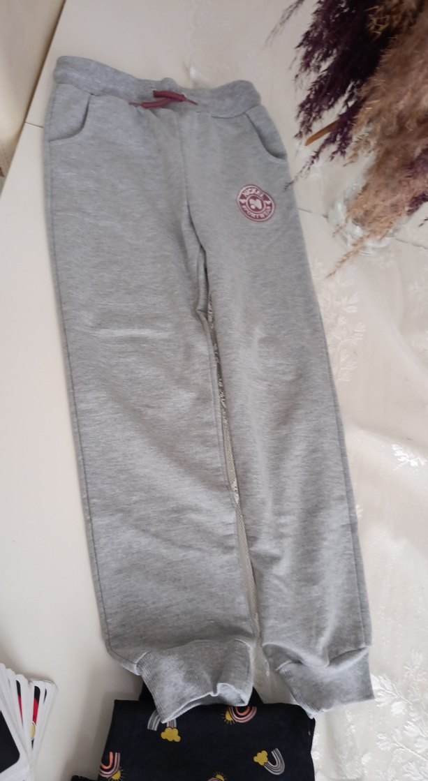 Gri Kadın Fermuarlı Rahat Kesim Eşofman - Görsel 2