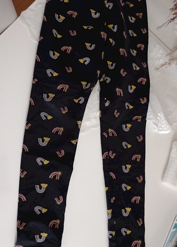 Kızlar için Desenli Esnek Tayt - Görsel 2