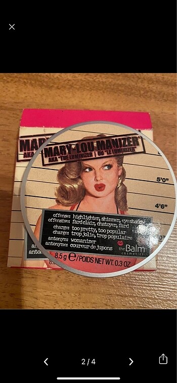 The Balm The balm lary lou manizer aydınlatıcı