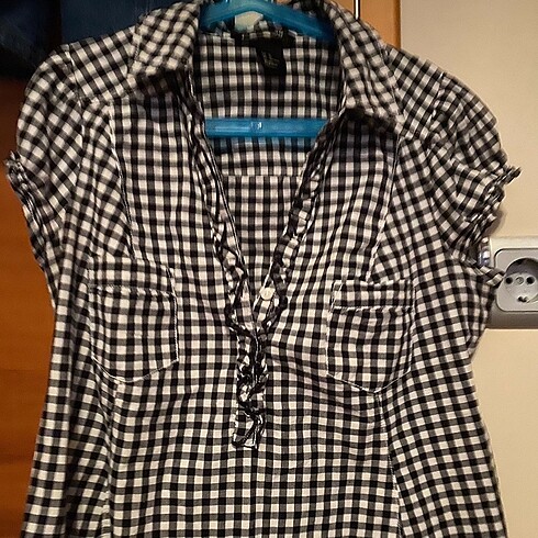 Pull and Bear Pötikare kısa kol gömlek
