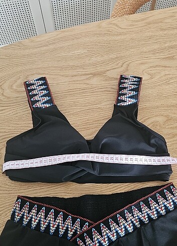 l Beden siyah Renk Yüksek bel bikini L beden