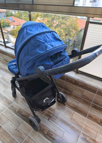 Koyu Mavi Bebek Arabası - Görsel 2