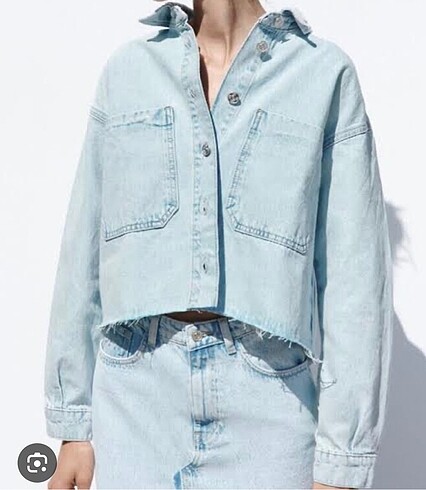 Zara marka crop kot ceket