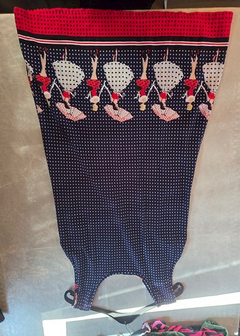 Kadın Desenli Bohem Elbise - Görsel 2