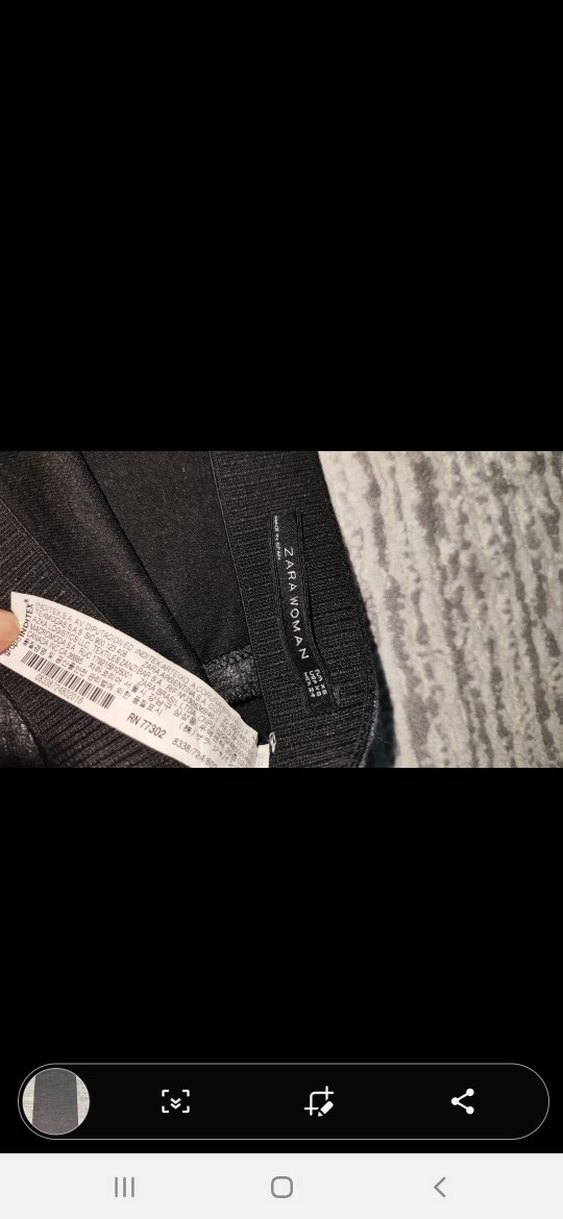 Kadın Gri Uzun Kalem Etek - Görsel 4