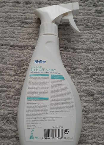 Bioline Köpek Kovucu Sprey 300ml - Görsel 2