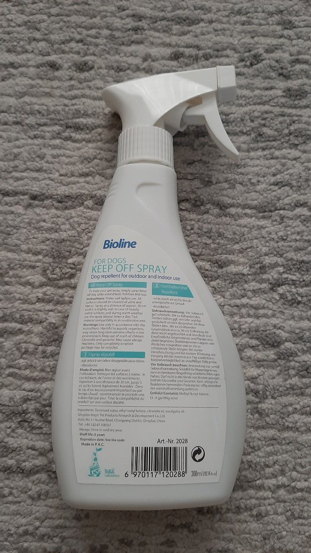 Bioline Köpek Kovucu Sprey 300ml - Görsel 2