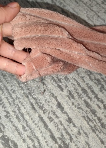 s Beden gri Renk Zara Kadın Pembe Uzun Kollu Triko Kazak