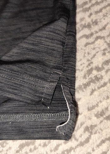 Nike Erkek Çocuk Gri Kısa Kollu Polo Tişört - Görsel 3