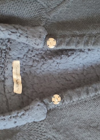 lacovert  içi kurklu. tıfani marka  kalın ceket - Görsel 3