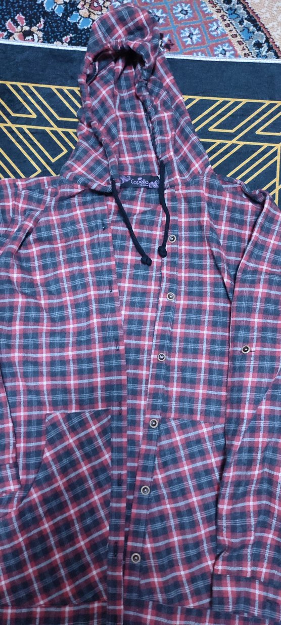 kapşonlu ceplı gomlek tunık - Görsel 2