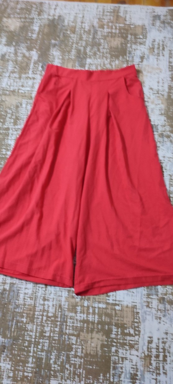 narçiçegi renk 44  46 bedene uyumlu  etek pantol - Görsel 2