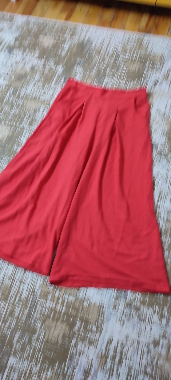 narçiçegi renk 44  46 bedene uyumlu  etek pantol - Görsel 3