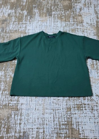 yeşil renk m beden  sukub kumaş  kapri kol rahat baharlık buliz - Görsel 3