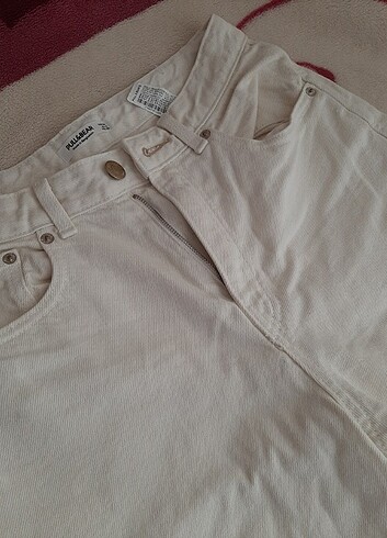 36 Beden ten rengi Renk Pull and Bear Baggy Jean