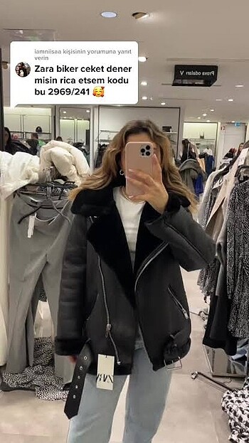 Zara biker ceket