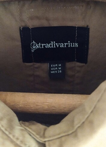 38 Beden Stradivarius trençkot pardesü