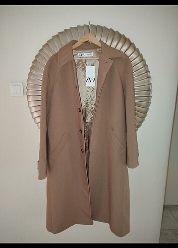 m Beden camel Renk Zara trençkot