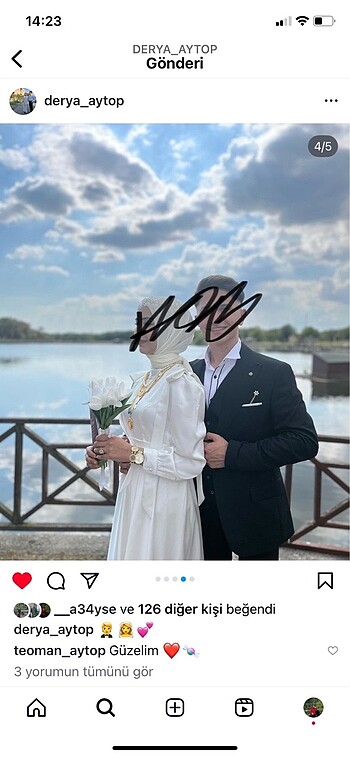 Nikah elbisesi abiye