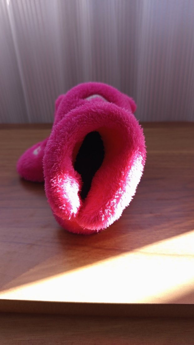 Kız Çocuk Renkli Nakışlı Sıcak Ev Terliği - Görsel 3