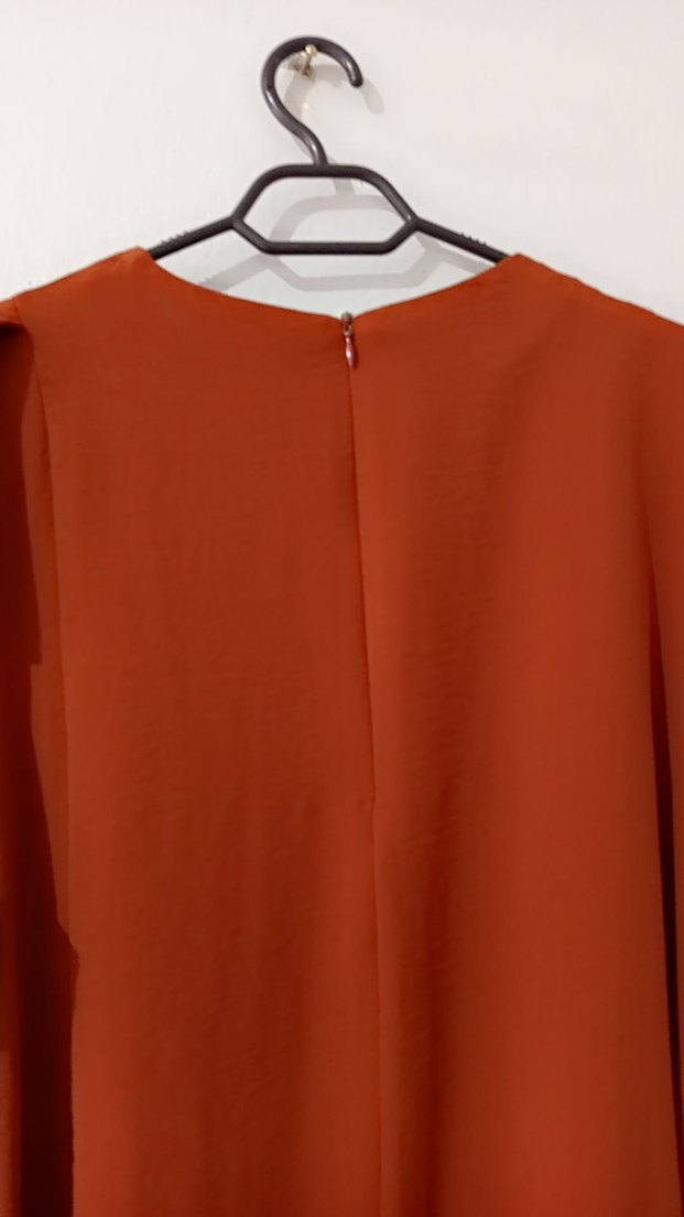 kiremit rengi bayan yunik - Görsel 4