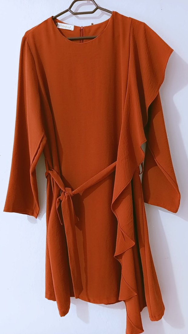 kiremit rengi bayan yunik - Görsel 2