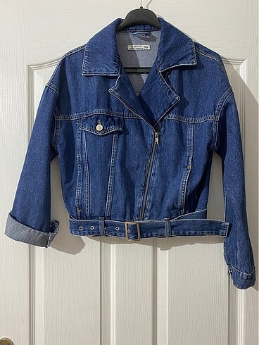 Defacto denim biker ceket
