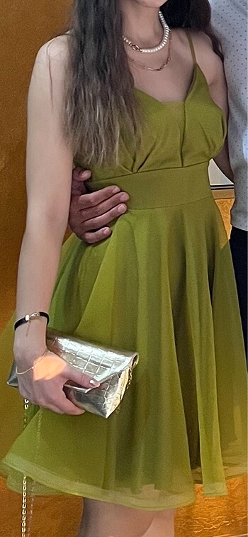 Diğer Yeşil kısa abiye