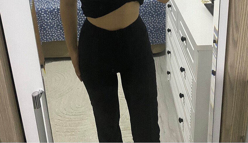 Zara Siyah pantolon