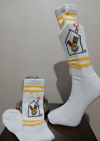 12 çift havlu taban çorap 43-46 uyumlu - Görsel 6