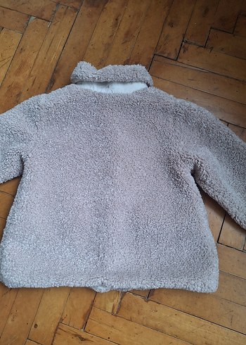 Erkek Çocuk Bej Peluş Mont - Görsel 3