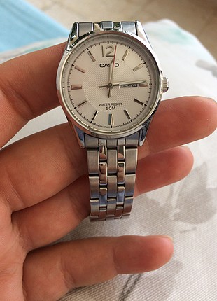 Casio Gümüş renk casio saat