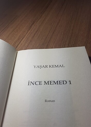  İnce memed 1 - yaşar kemal ( edebiyat romanı kitap )